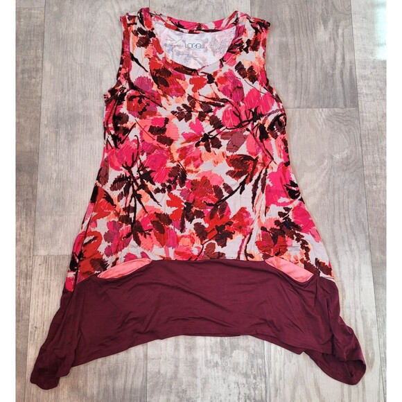 Lot Of 3 LOGO by Lori Goldstein Size S Sleeveless Tunic Tops Camo Animal Print - Picture 10 of 13